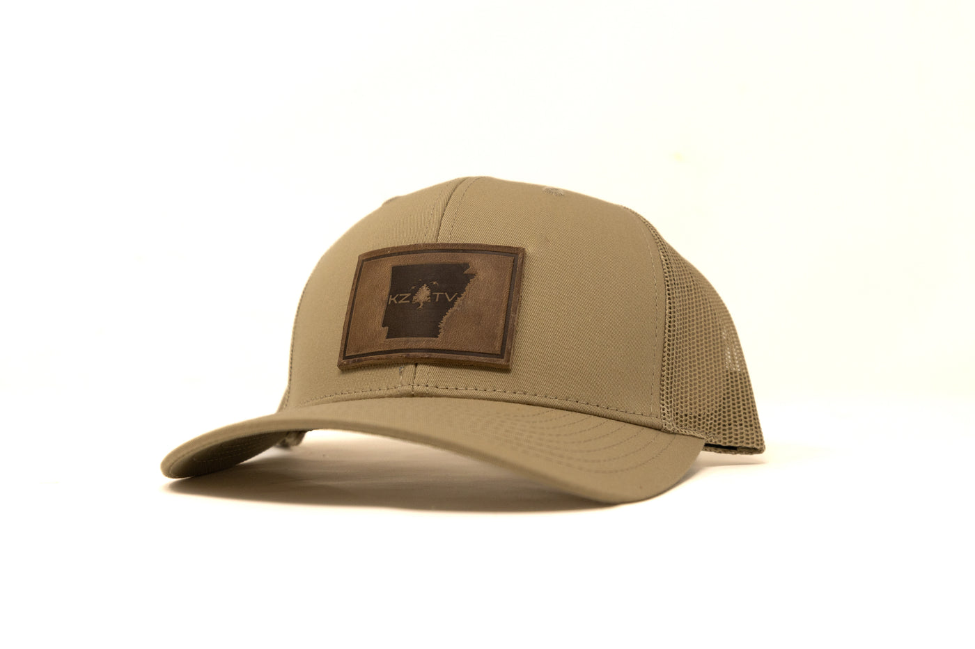 Cypress Bend Leather Patch Snapback - Charcoal - K Zone
