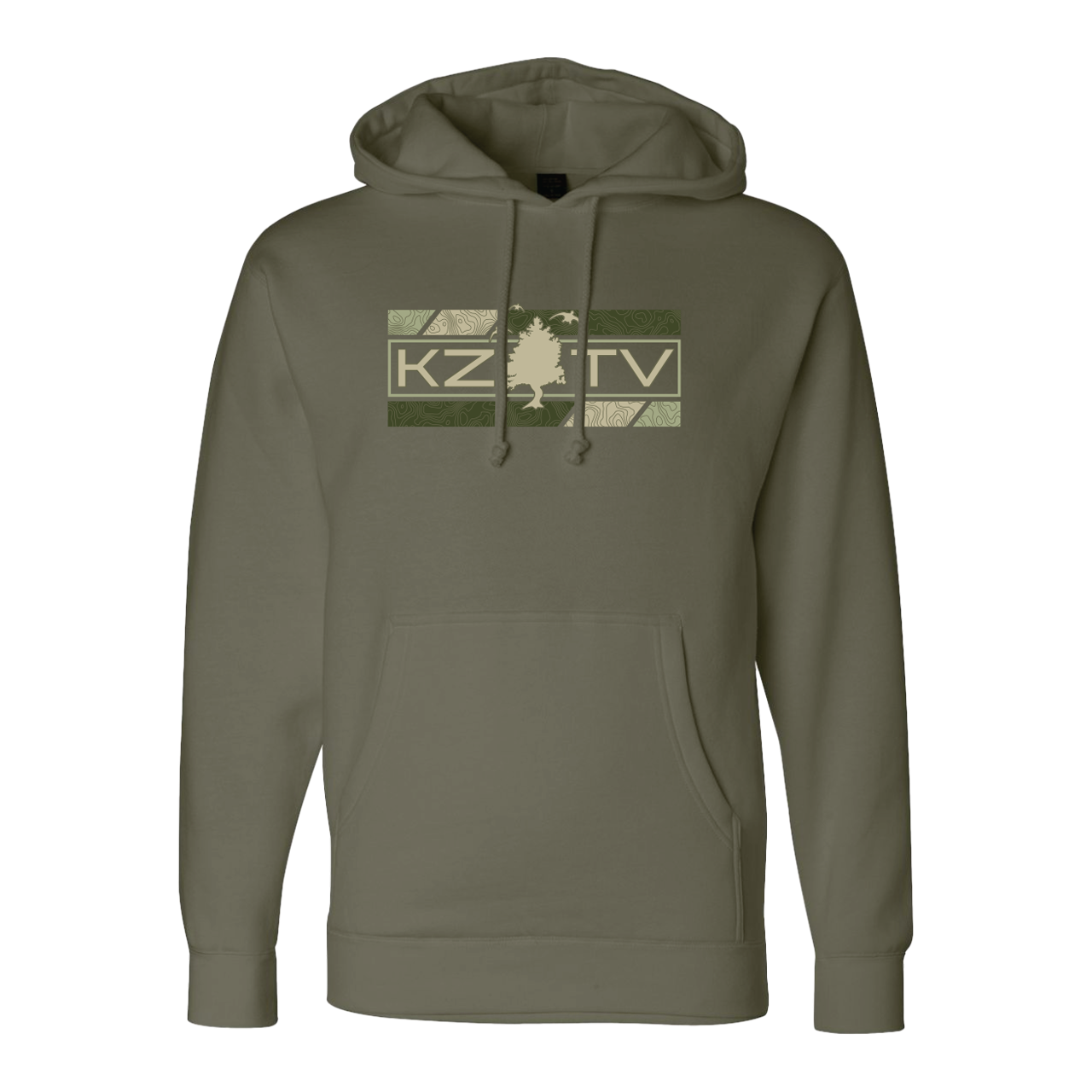 KZTV Topo Logo Hoodie