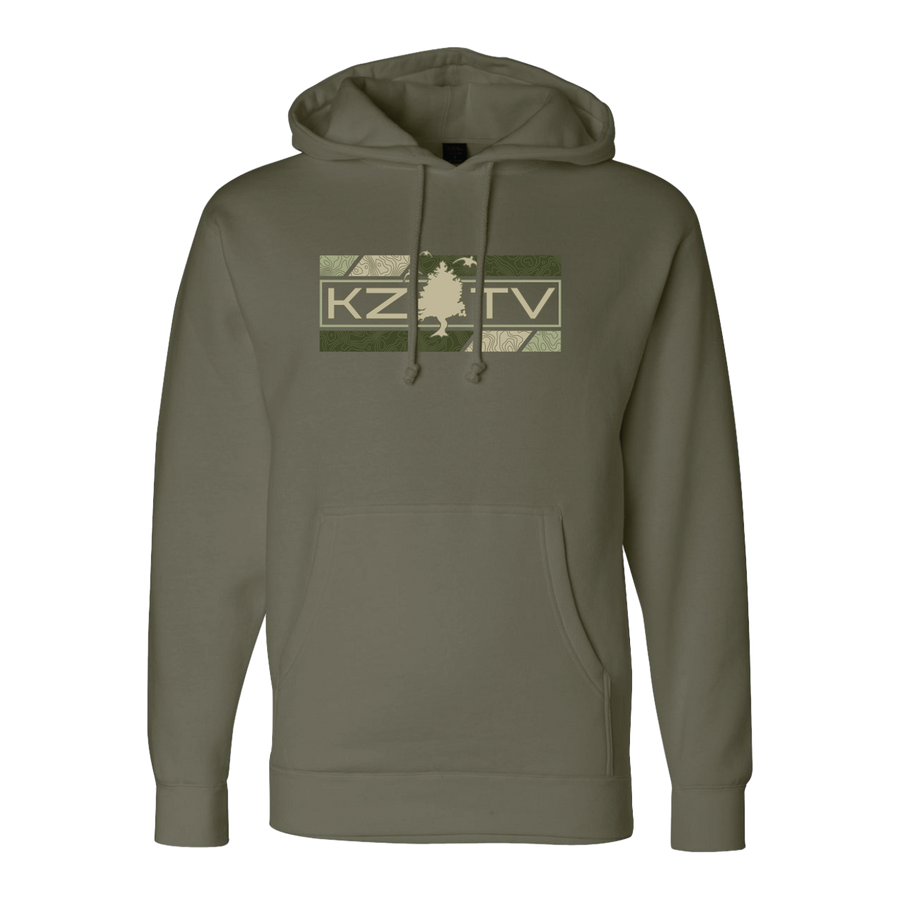 KZTV Topo Logo Hoodie