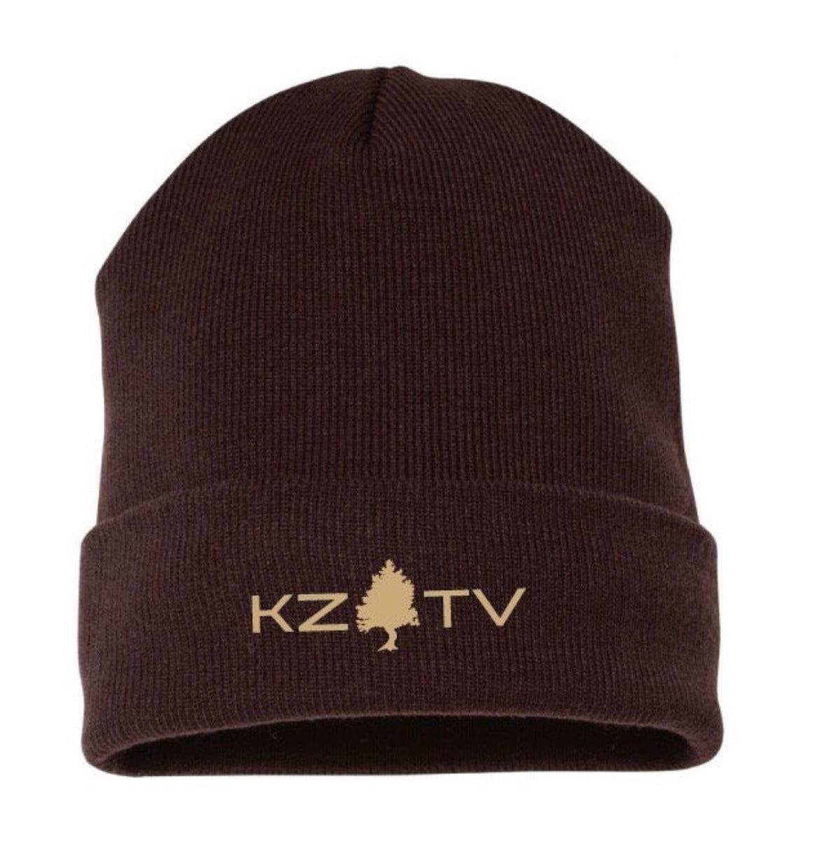 Brown KZTV Beanie