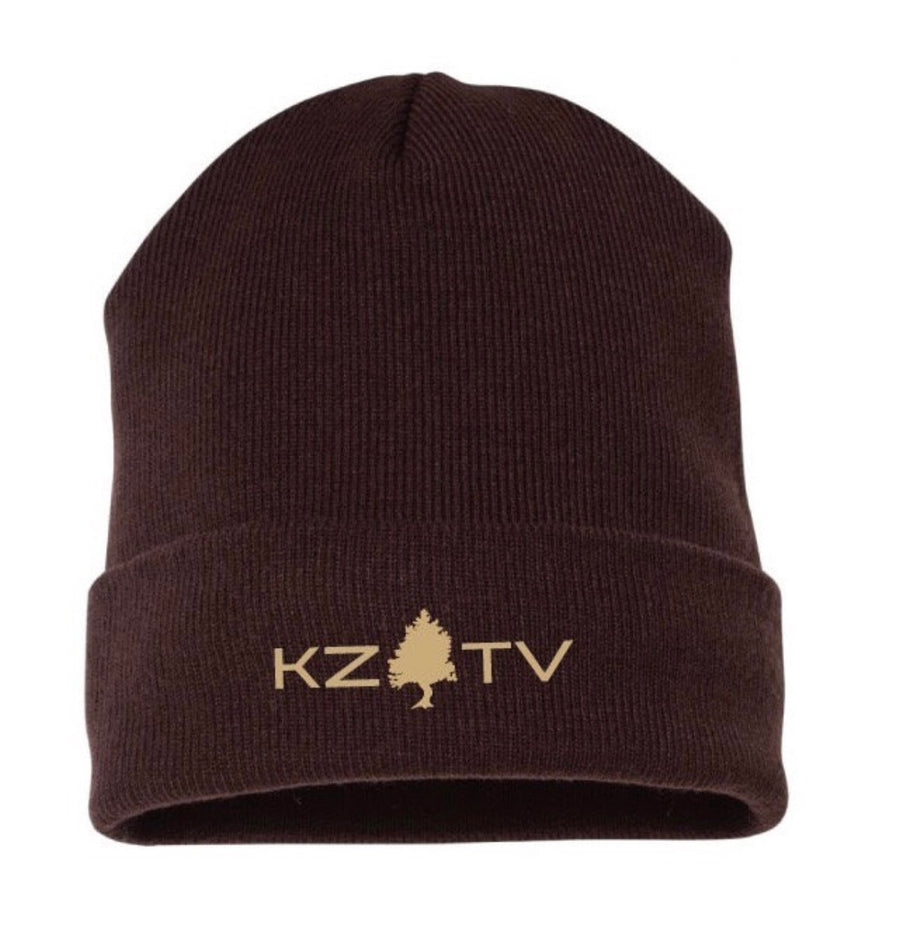 Brown KZTV Beanie