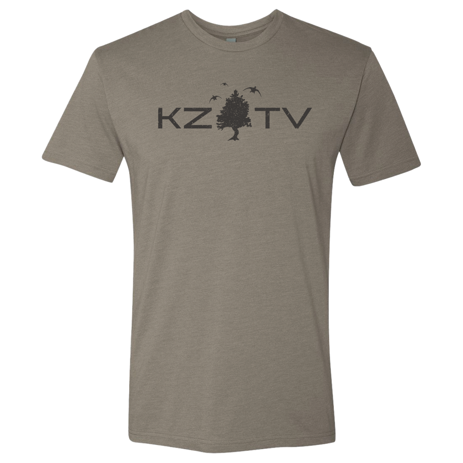 KZTV T Shirt (Light Brown)